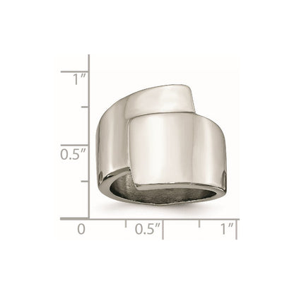 Edelstahl Poliert Fantasie Ring