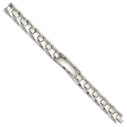 8.75 Zoll Edelstahl Poliert Glieder Id Armband