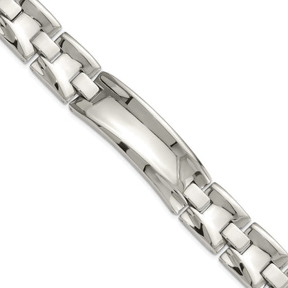 8.75 Zoll Edelstahl Poliert Glieder Id Armband