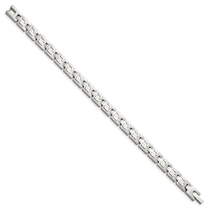 Edelstahl Chisel Gebürstet und Poliert 8.5 Zoll Glieder Armband