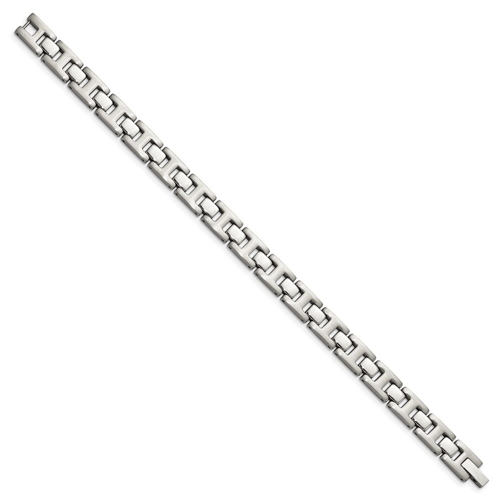 Edelstahl Chisel Gebürstet und Poliert 8.5 Zoll Glieder Armband