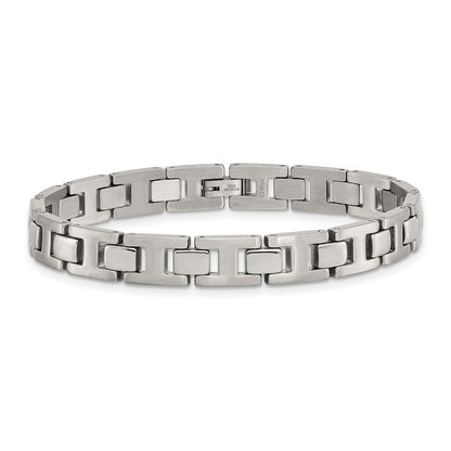 Edelstahl Chisel Gebürstet und Poliert 8.5 Zoll Glieder Armband