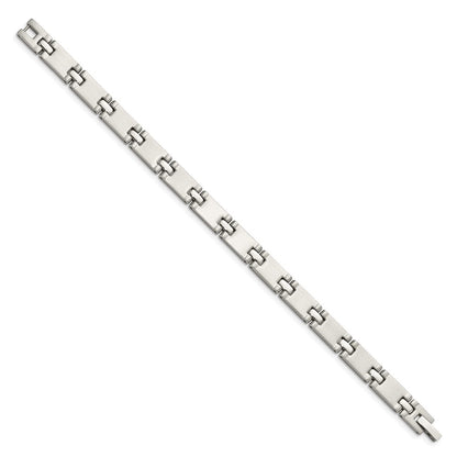 8.5 Zoll Chisel Edelstahl Gebürstet und Poliert 8.25 Glieder Armband