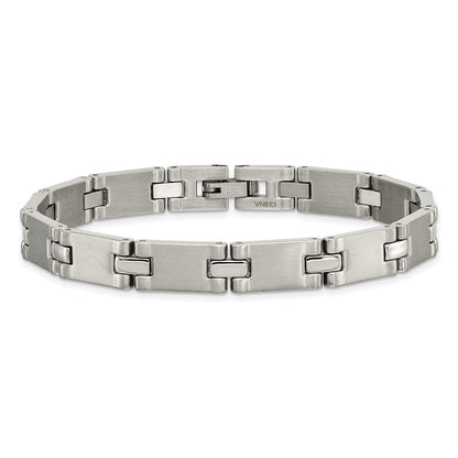 8.5 Zoll Chisel Edelstahl Gebürstet und Poliert 8.25 Glieder Armband