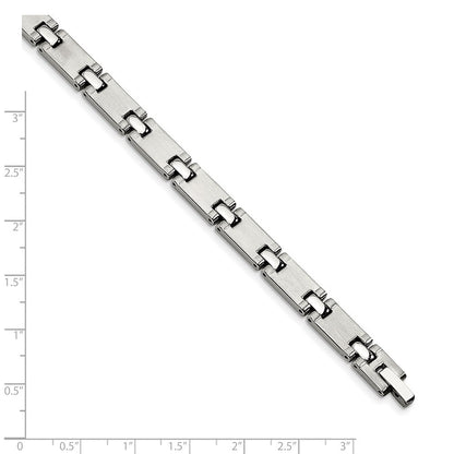 8.5 Zoll Chisel Edelstahl Gebürstet und Poliert 8.25 Glieder Armband