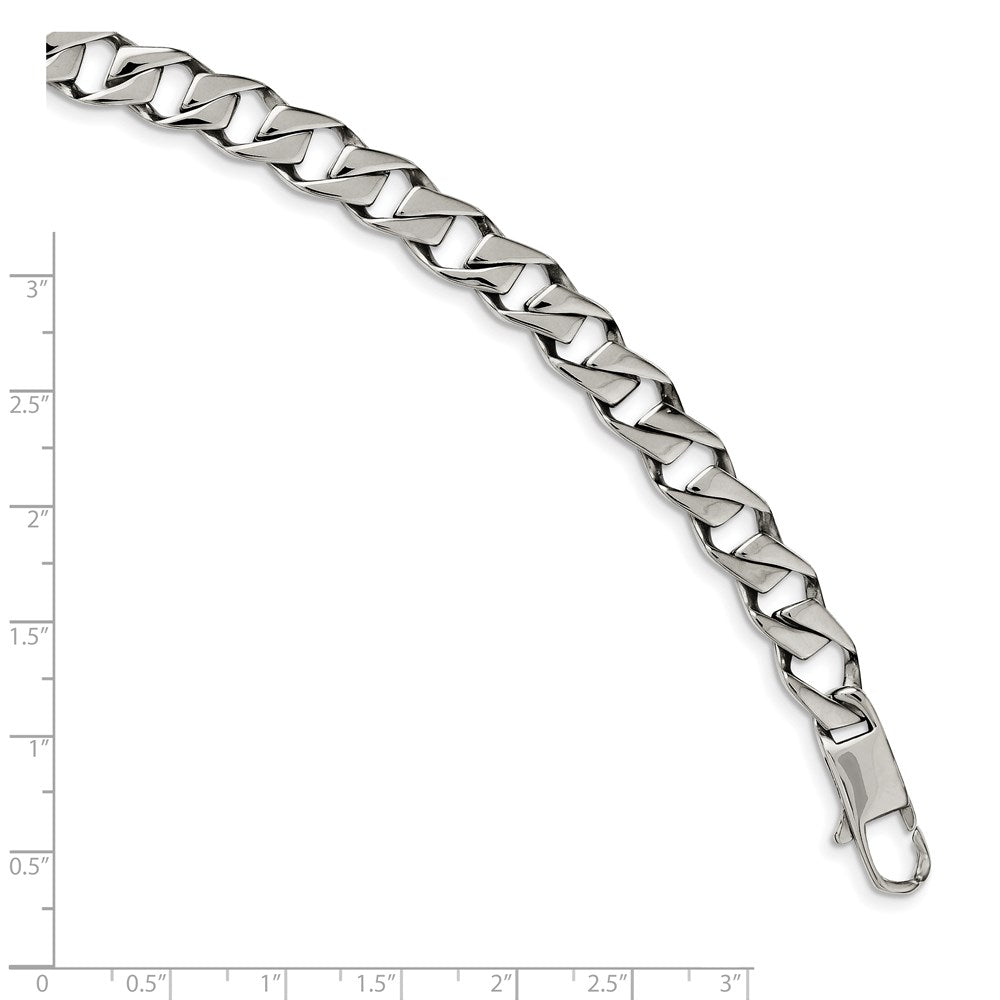 Edelstahl Chisel Poliert Fantasieglieder Gliederarmband