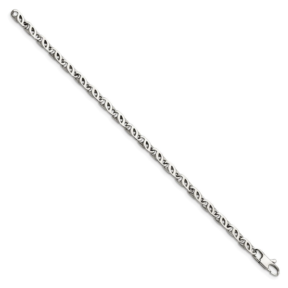 Edelstahl Chisel Poliert Fantasieglieder Gliederarmband