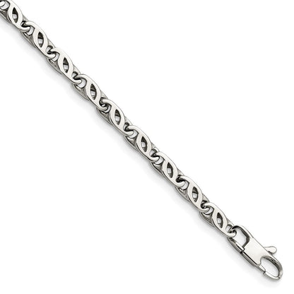 Edelstahl Chisel Poliert Fantasieglieder Gliederarmband