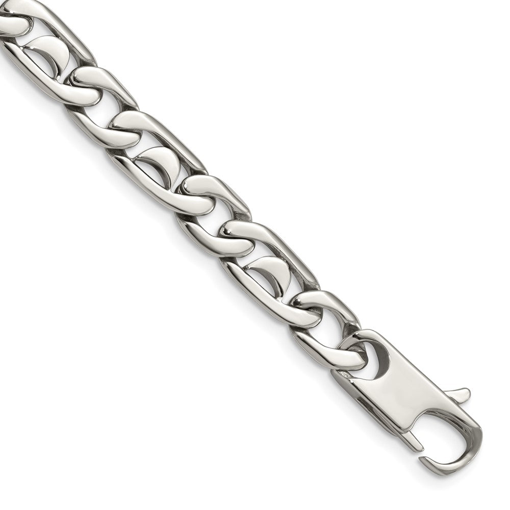Edelstahl Chisel Poliert Fantasieglieder Gliederarmband