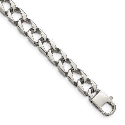 Edelstahl Chisel Poliert Quadratisch Glieder Gliederarmband