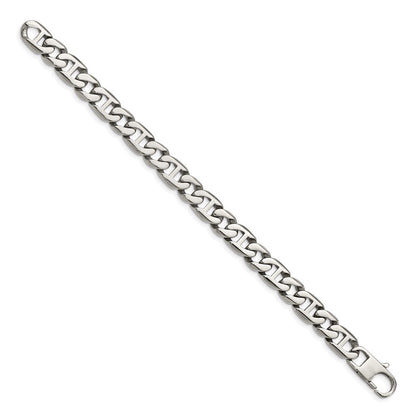Edelstahl Chisel Poliert Glieder Gliederarmband