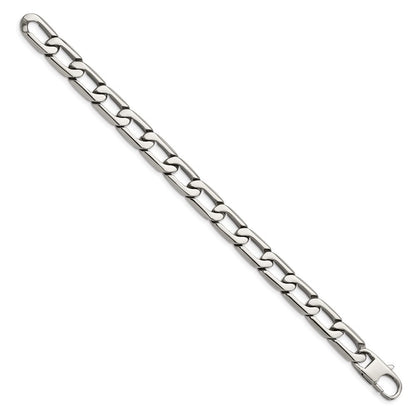 Edelstahl Chisel Poliert Offen Glieder Gliederarmband