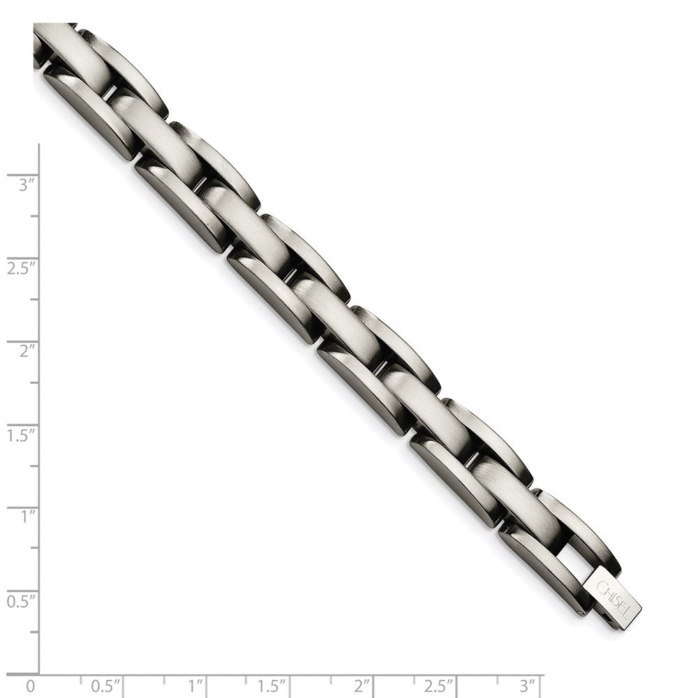 Edelstahl Chisel Gebürstet 8 Zoll Glieder Armband