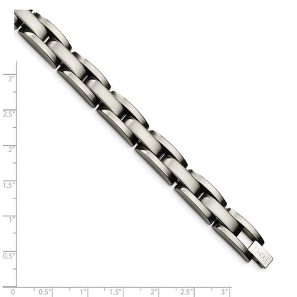 Edelstahl Chisel Gebürstet 8 Zoll Glieder Armband