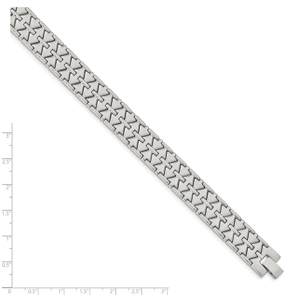 Edelstahl Poliert Fantasieglieder Gliederarmband