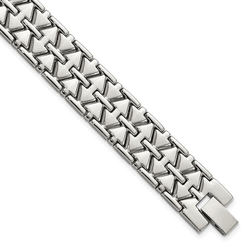 Edelstahl Poliert Fantasieglieder Gliederarmband