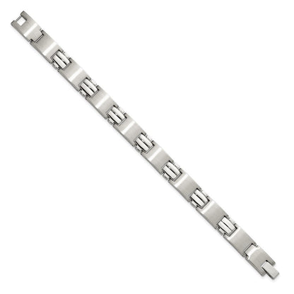 8.5 Zoll Chisel Edelstahl Gebürstet und Poliert 8.25 Glieder Armband
