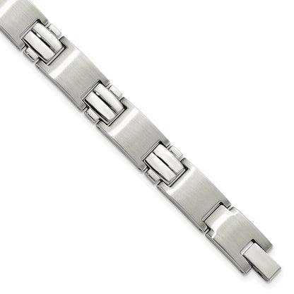 8.5 Zoll Chisel Edelstahl Gebürstet und Poliert 8.25 Glieder Armband