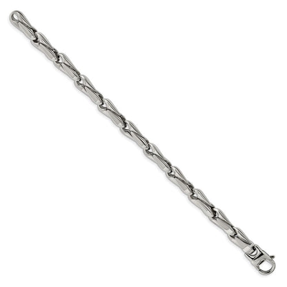 Edelstahl Chisel Poliert 9 Zoll Fantasieglieder Armband