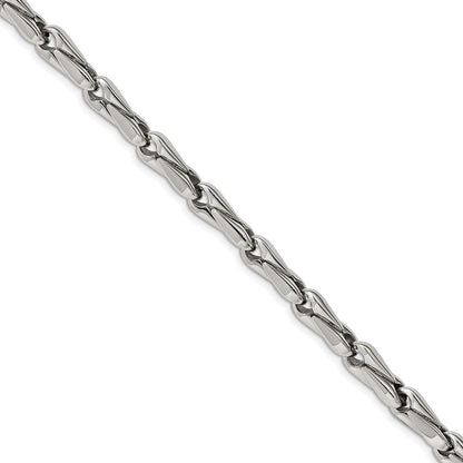 Edelstahl Chisel Poliert 9 Zoll Fantasieglieder Armband