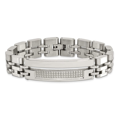 8.5 Zoll Edelstahl Gebürstet und Poliert 8.5 Zoll Armband
