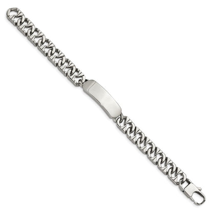 Edelstahl Chisel Poliert 8.5 Zoll Id Armband