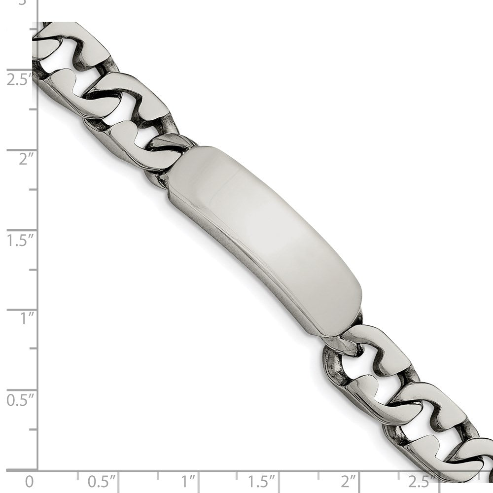 8.75 Zoll Chisel Edelstahl Poliert 8.5 Id Armband