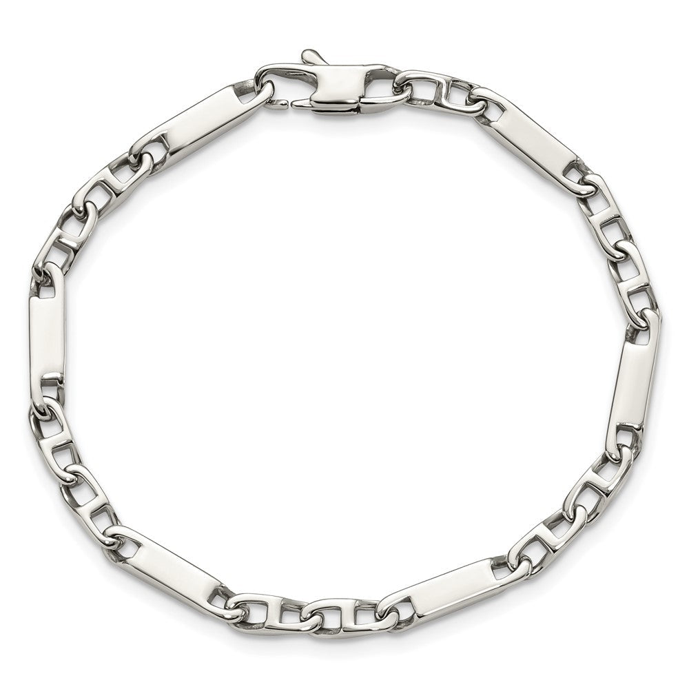Edelstahl Chisel Poliert 8 Zoll Fantasieglieder Armband