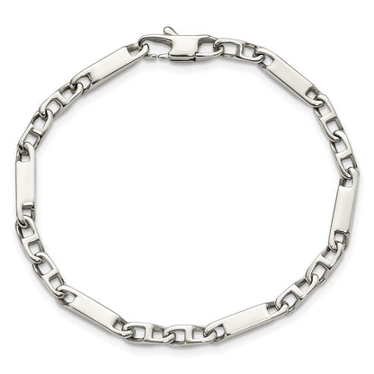Edelstahl Chisel Poliert 8 Zoll Fantasieglieder Armband