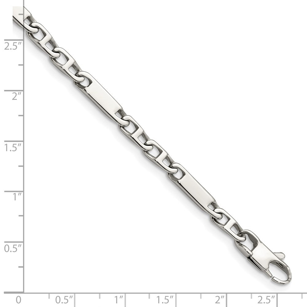 Edelstahl Chisel Poliert 8 Zoll Fantasieglieder Armband