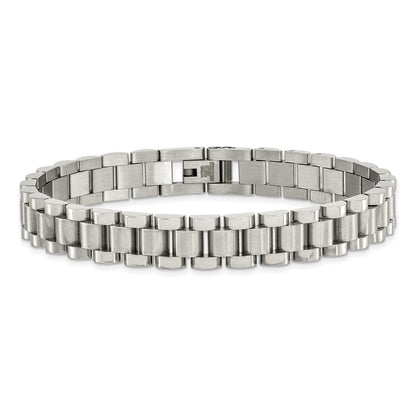 Edelstahl Chisel Gebürstet und Poliert 8.5 Zoll Glieder Armband