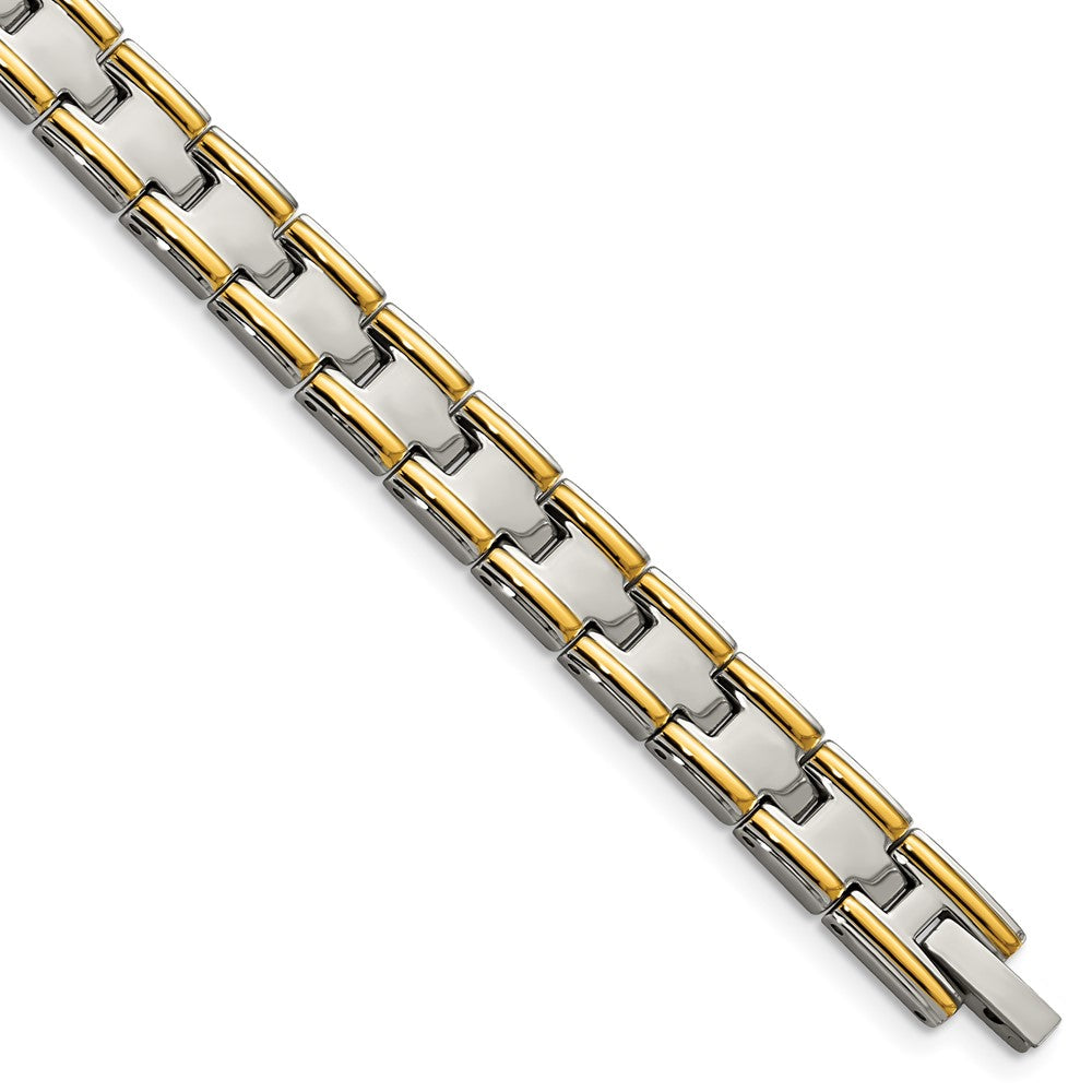 Edelstahl Chisel Poliert Gelb Ip-beschichtet 8.5 Zoll Glieder Armband