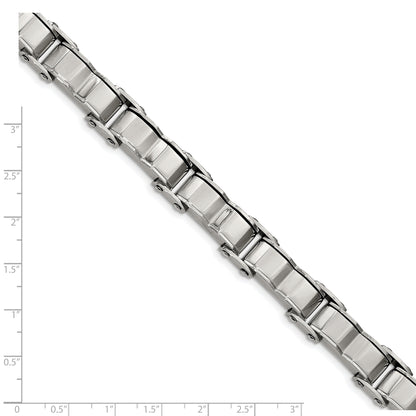 8 Zoll Edelstahl Gebürstet und Poliert 8 Zoll Armband