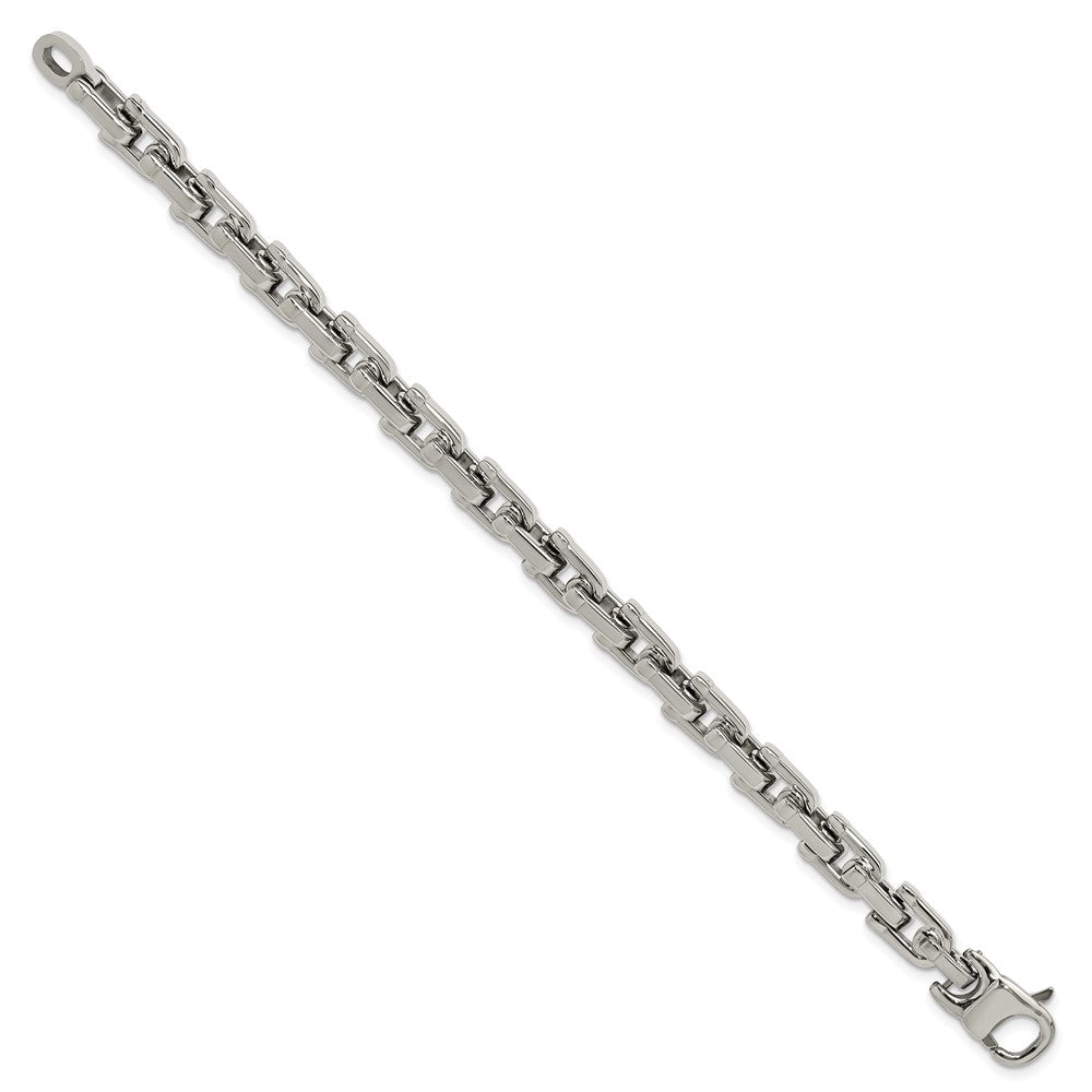 Edelstahl Chisel Gebürstet und Poliert 8.5 Zoll Armband