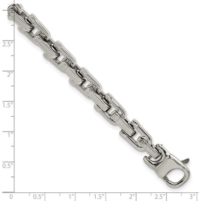 Edelstahl Chisel Gebürstet und Poliert 8.5 Zoll Armband