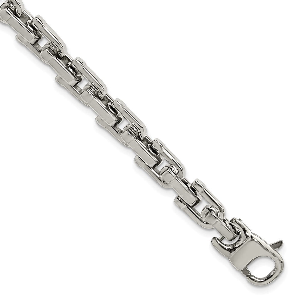 Edelstahl Chisel Gebürstet und Poliert 8.5 Zoll Armband