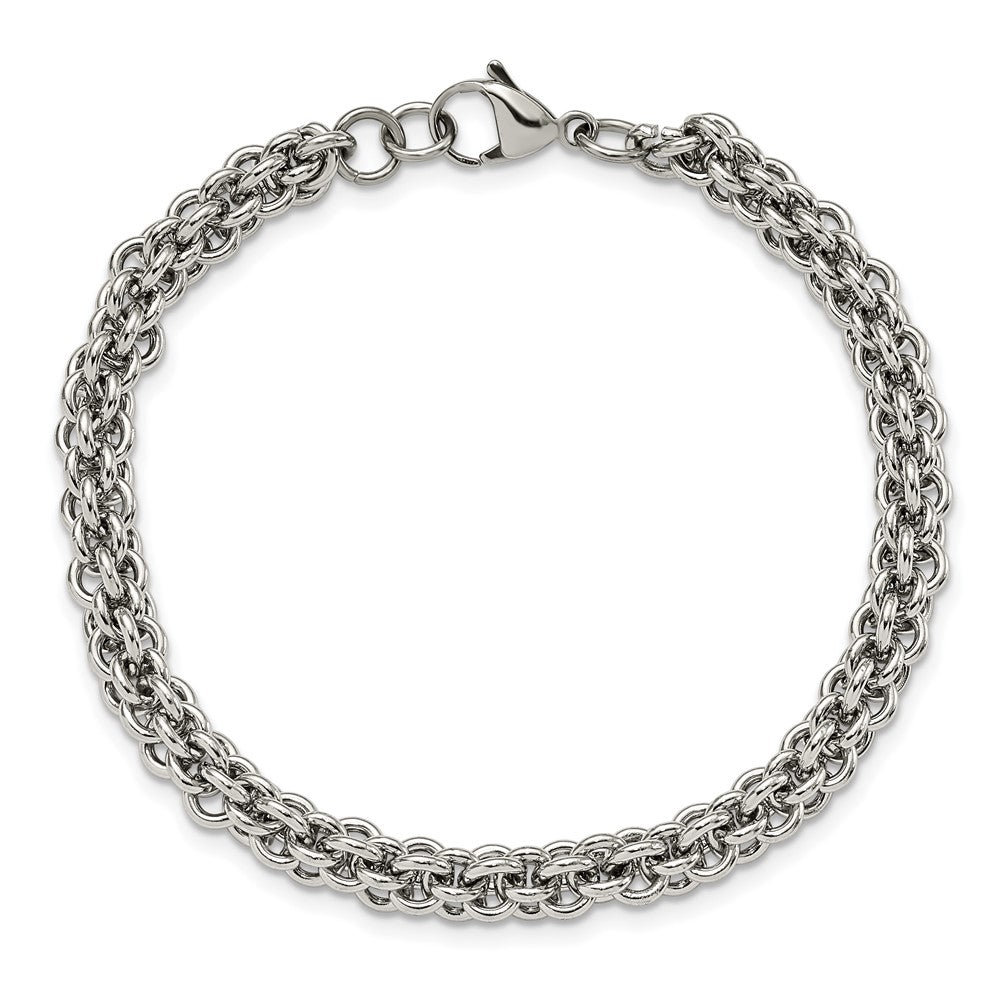 Edelstahl Chisel Poliert 9 Zoll Armband