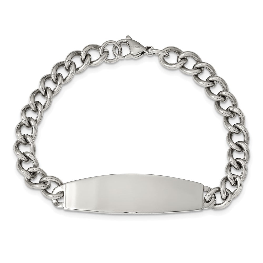 8.75 Zoll Chisel Edelstahl Poliert Panzer Kette 8.25 Id Armband