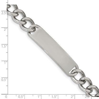 Edelstahl Chisel Poliert Panzer Kette 8.5 Zoll Id Armband