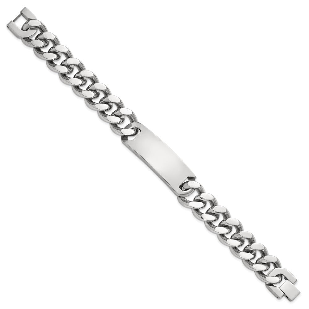 9 Zoll Chisel Edelstahl Poliert Panzer Glieder 8.75 Id Armband