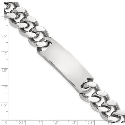 9 Zoll Chisel Edelstahl Poliert Panzer Glieder 8.75 Id Armband