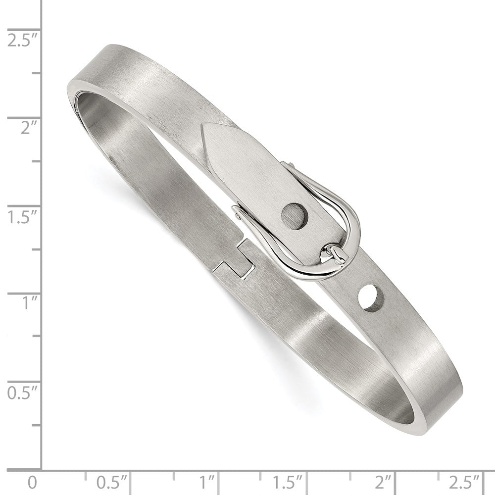 Edelstahl Chisel Gebürstet und Poliert Belt Klappbar Armband