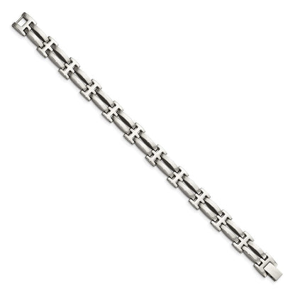 Edelstahl Chisel Poliert 8.5 Zoll Glieder Armband