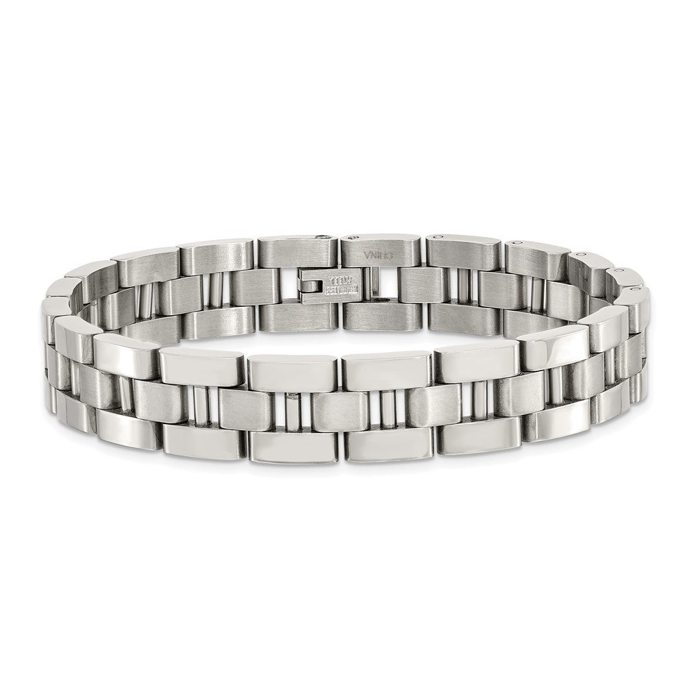 Edelstahl Chisel Poliert 8.5 Zoll Glieder Armband