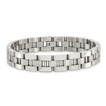 Edelstahl Chisel Poliert 8.5 Zoll Glieder Armband