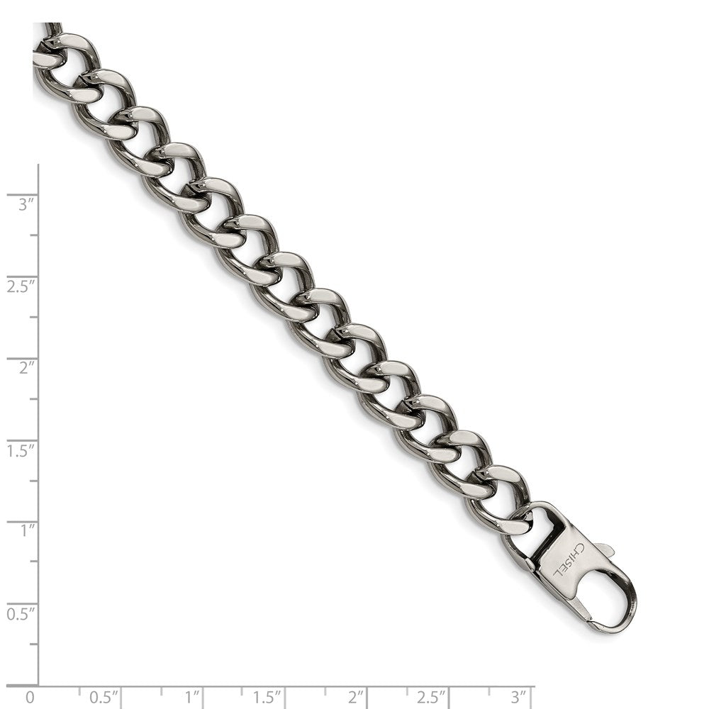 Edelstahl Chisel Poliert 8.5 Zoll Panzer Armband