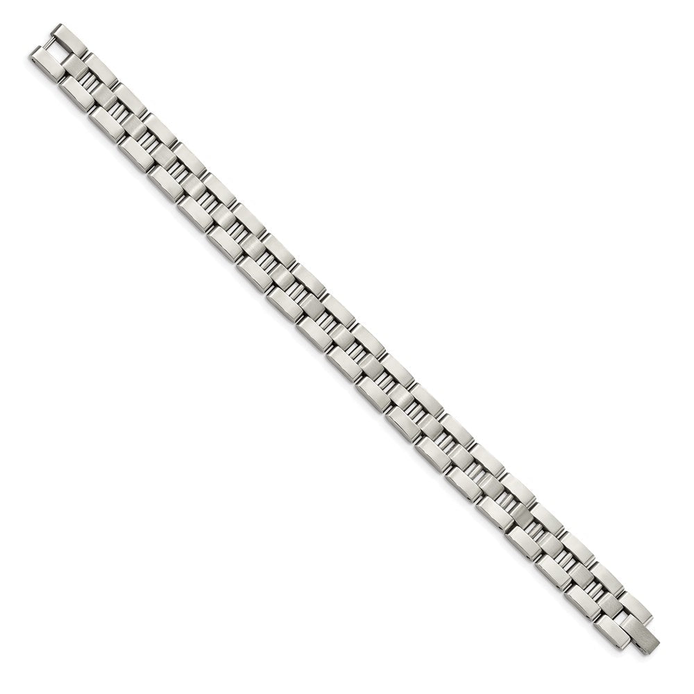 8.5 Zoll Chisel Edelstahl Gebürstet und Poliert 8.25 Offen Glieder Armband