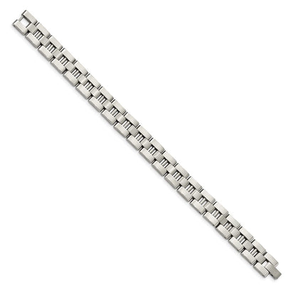 8.5 Zoll Chisel Edelstahl Gebürstet und Poliert 8.25 Offen Glieder Armband