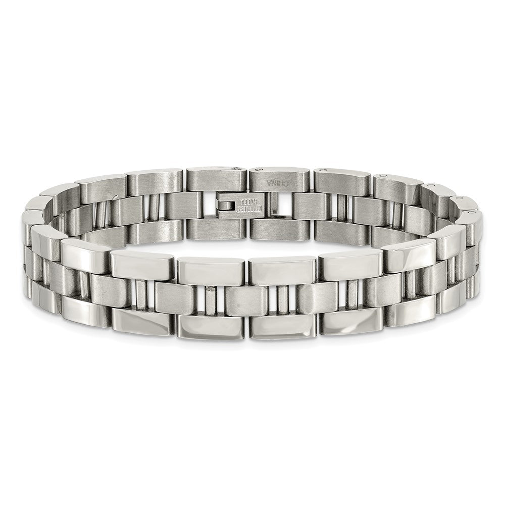 8.5 Zoll Chisel Edelstahl Gebürstet und Poliert 8.25 Offen Glieder Armband