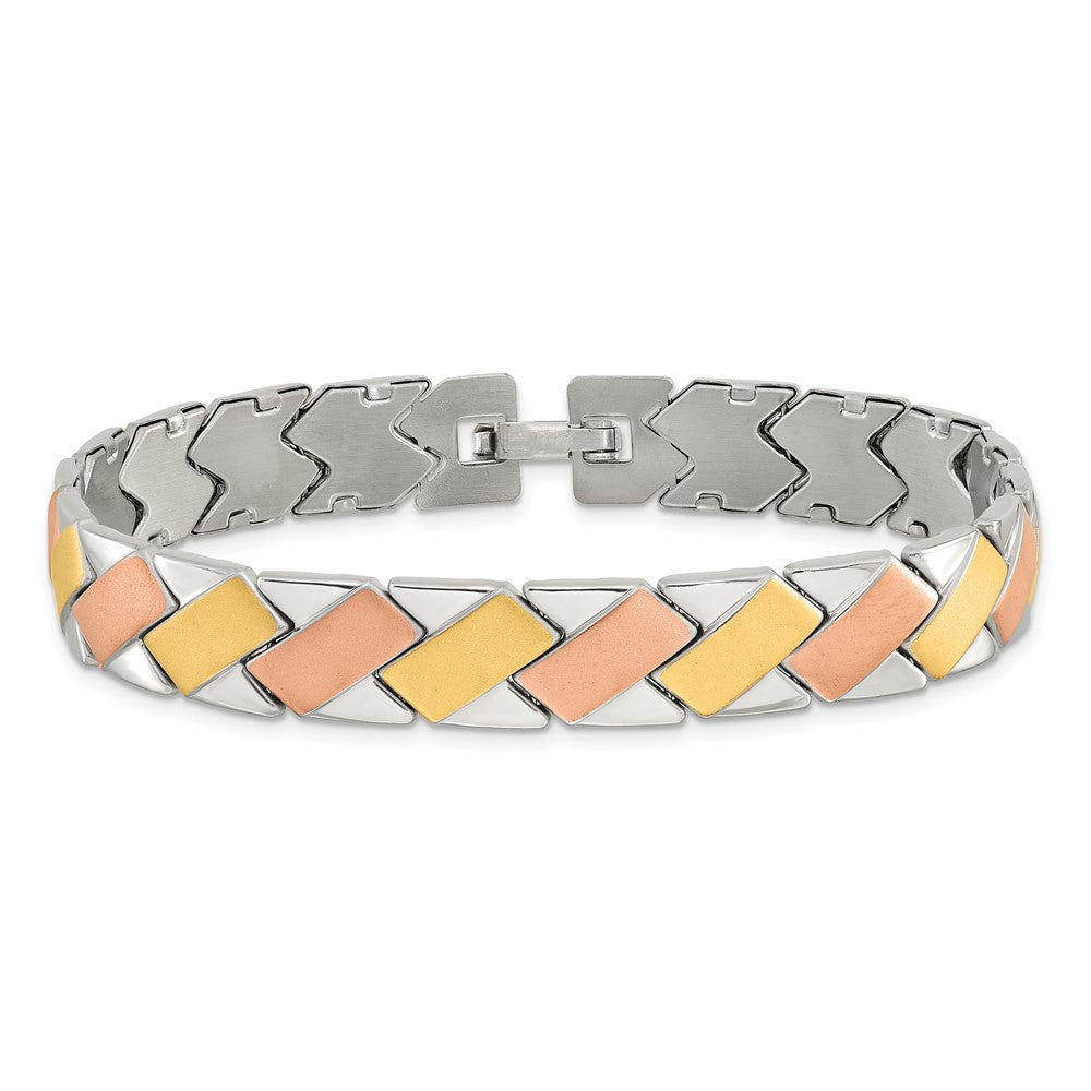 8 Zoll Edelstahl Rose & Vergoldet 8 Zoll Armband